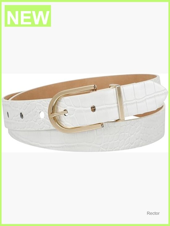 Round Buckle Fashion Casual Belt for Jeans Trousers main image 4